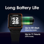 TW353 Golf GPS Watch for Men and Women, High Contrast LCD Display, Free Update over 40,000 Preloaded Courses Worldwide, Lightweight Essential Golf Accessory for Golfers, Orange