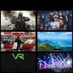 New VRG Pro 3D VR Glasses Virtual Reality Full Screen Visual Wide-Angle VR Glasses for 5 to 7 Inch Smartphone Eyeglasses Devices