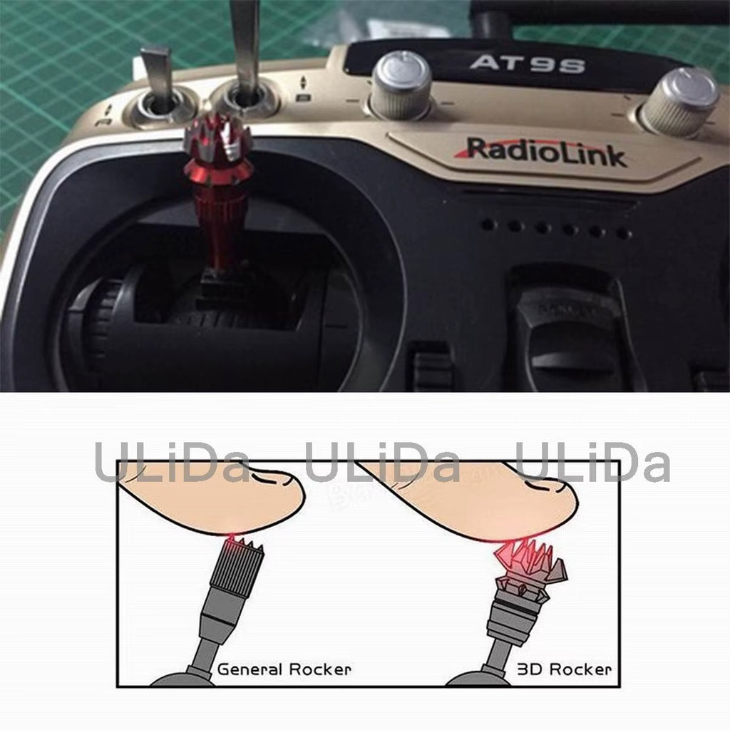 Alloy M3 M4 3D Stick Ends for Frsky X9D X7 Flysky I6S I6 I6X Jumper T16 Radiomaster JR Transmitters