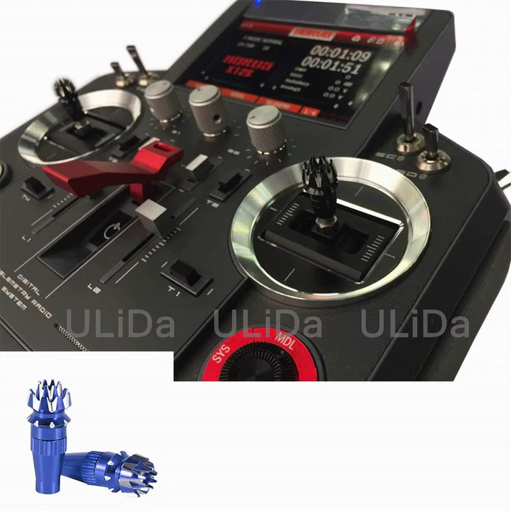 Alloy M3 M4 3D Stick Ends for Frsky X9D X7 Flysky I6S I6 I6X Jumper T16 Radiomaster JR Transmitters