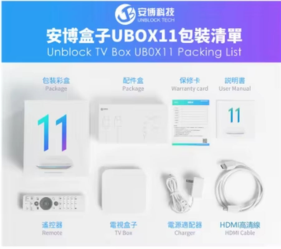 2025 Official Store Unblock Tech UBOX12 PRO Android 12.0 TV Box Hot in Korea Canada UK Austrlia Singapore Vs Evpad 11P Svi10P