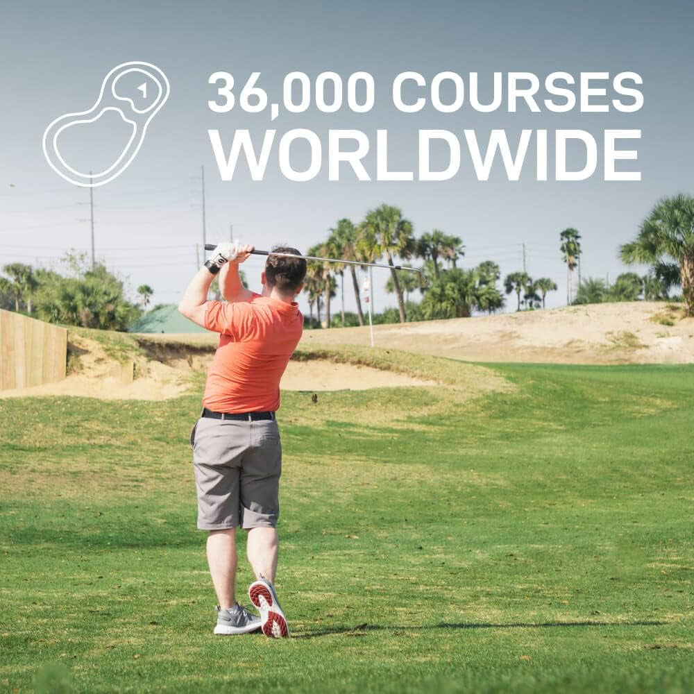 Shot Scope X5 Golf GPS Watch - Premium GPS Watch with Automatic Performance Tracking | Distances, Hazards, Doglegs & Layups (Presitge Black)