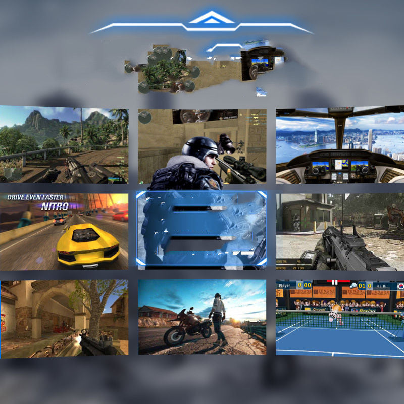 New VRG Pro 3D VR Glasses Virtual Reality Full Screen Visual Wide-Angle VR Glasses for 5 to 7 Inch Smartphone Eyeglasses Devices