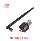 2.4G Mini USB Wifi Adapter 150Mbps Wifi Dongle Wi-Fi Receiver Wireless Network Card 802.11B/N/G Wifi Ethernet for PC