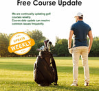 TW353 Golf GPS Watch for Men and Women, High Contrast LCD Display, Free Update over 40,000 Preloaded Courses Worldwide, Lightweight Essential Golf Accessory for Golfers, Orange